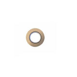 Beige medical adhesive tape roll on white background for wound care and bandaging