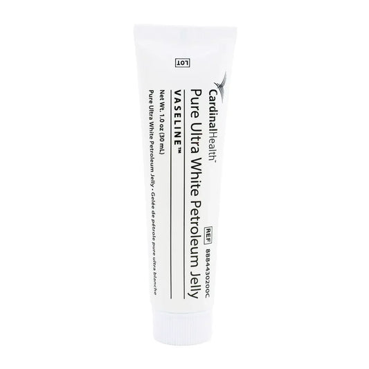 Cardinal Health Pure Ultra White Petroleum Jelly 1 oz tube for skin care and wound protection