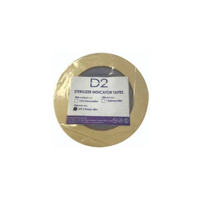 D2 sterilizer indicator tape roll for medical and home care sterilization use