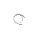 White medical cervical collar support brace on white background