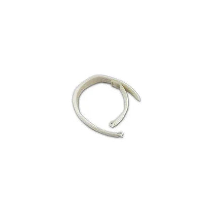 White medical cervical collar support brace on white background