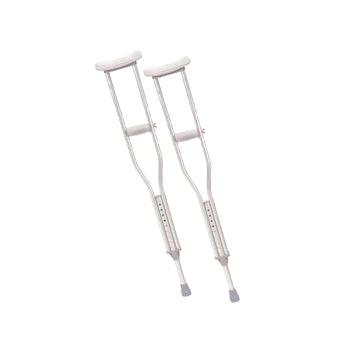 Aluminum Crutches Youth 4'6" to 5'2" | 1 Pair | 10401-8