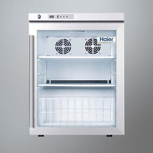 Haier WHITE COUNTERTOP REFRIGERATOR 2.4 CU. FT. W/GLASS DOOR