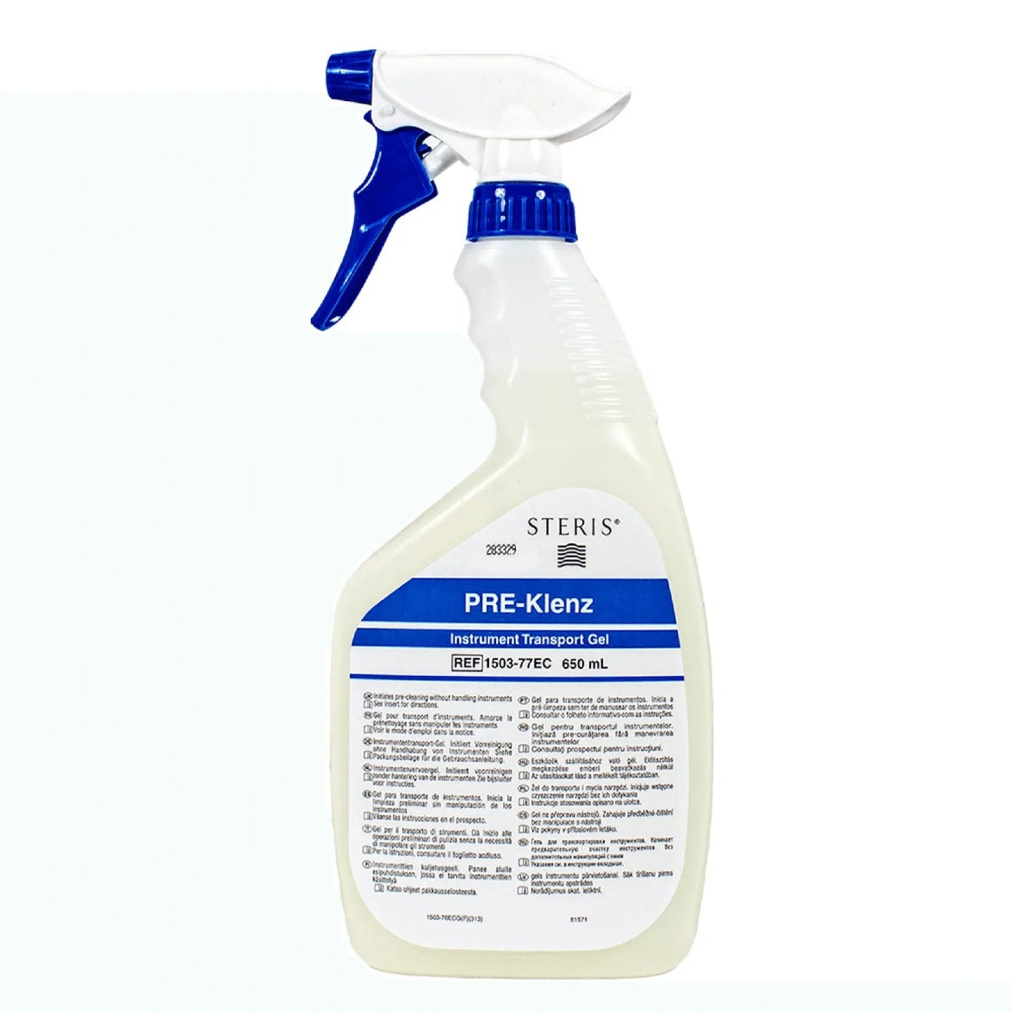 STERIS PRE-Klenz instrument transport gel 650ml spray bottle for medical cleaning