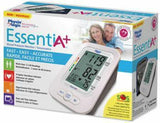 Physio Logic EssentiA+ digital blood pressure monitor box showing product image and features
