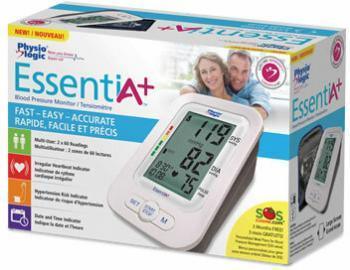Physio Logic EssentiA+ blood pressure monitor box with digital display for home health care