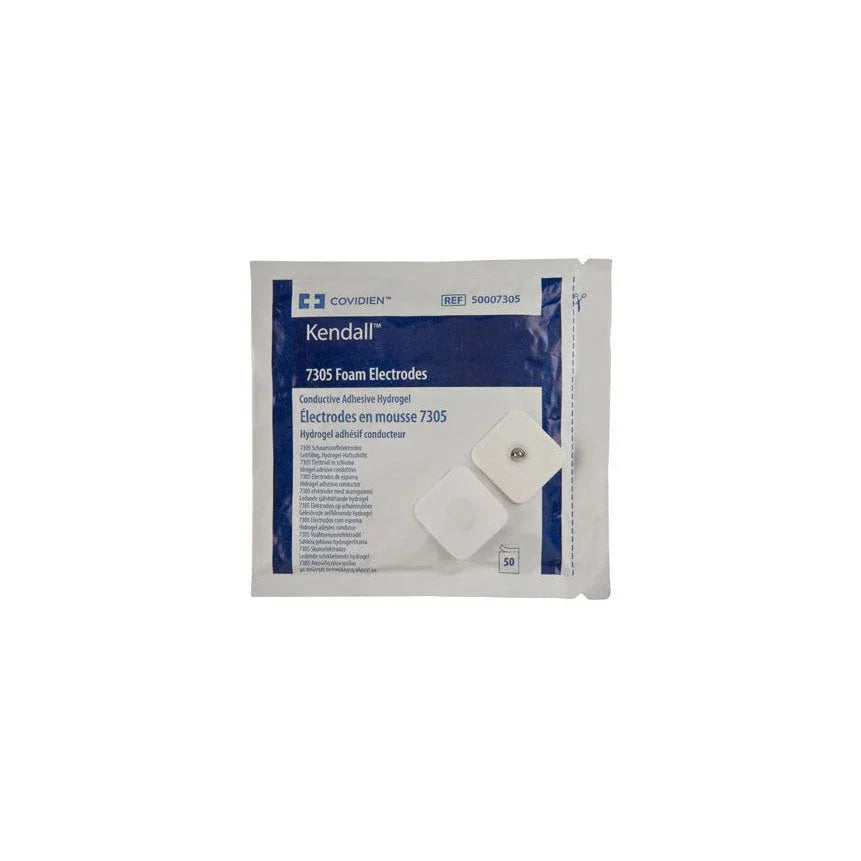 Covidien Kendall 7305 foam electrodes medical adhesive pads package for patient monitoring