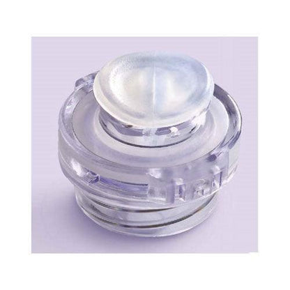 Clear needleless IV access port connector for medical or home care use