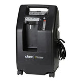 Portable oxygen concentrator with control panel, handle, and power cord for home medical use