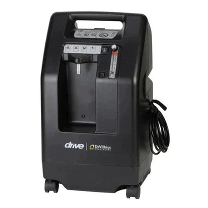 Portable oxygen concentrator with control panel and power cord, home medical equipment