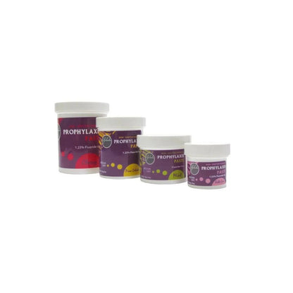 Dental prophylaxis paste jars fluoride gel assorted flavors for oral care