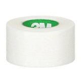 Medical adhesive tape roll, white and textured, ideal for wound care or first aid use