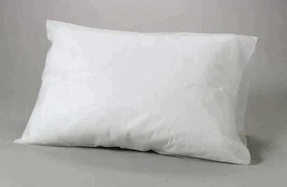 White medical supply pillow on a plain background, home care and long-term care use