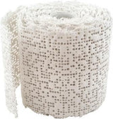 Gypsona plaster bandage roll, 7.5cm x 2.7m, perforated white medical cast