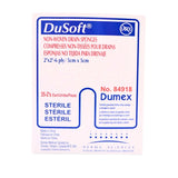 DuSoft non-woven drain sponges sterile 2x2 inch box, medical wound care supply