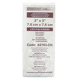 AMD Ritmed non-woven sponges 3x3 inch, 4-ply, non-sterile, 200 pack medical supplies