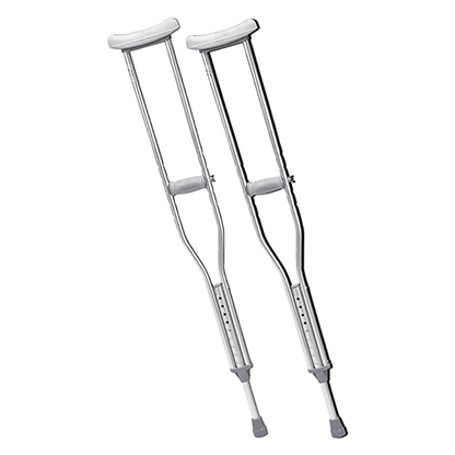 Aluminum Crutches Adult 5'2" to 5'10" | 1 Pair | 10400-8