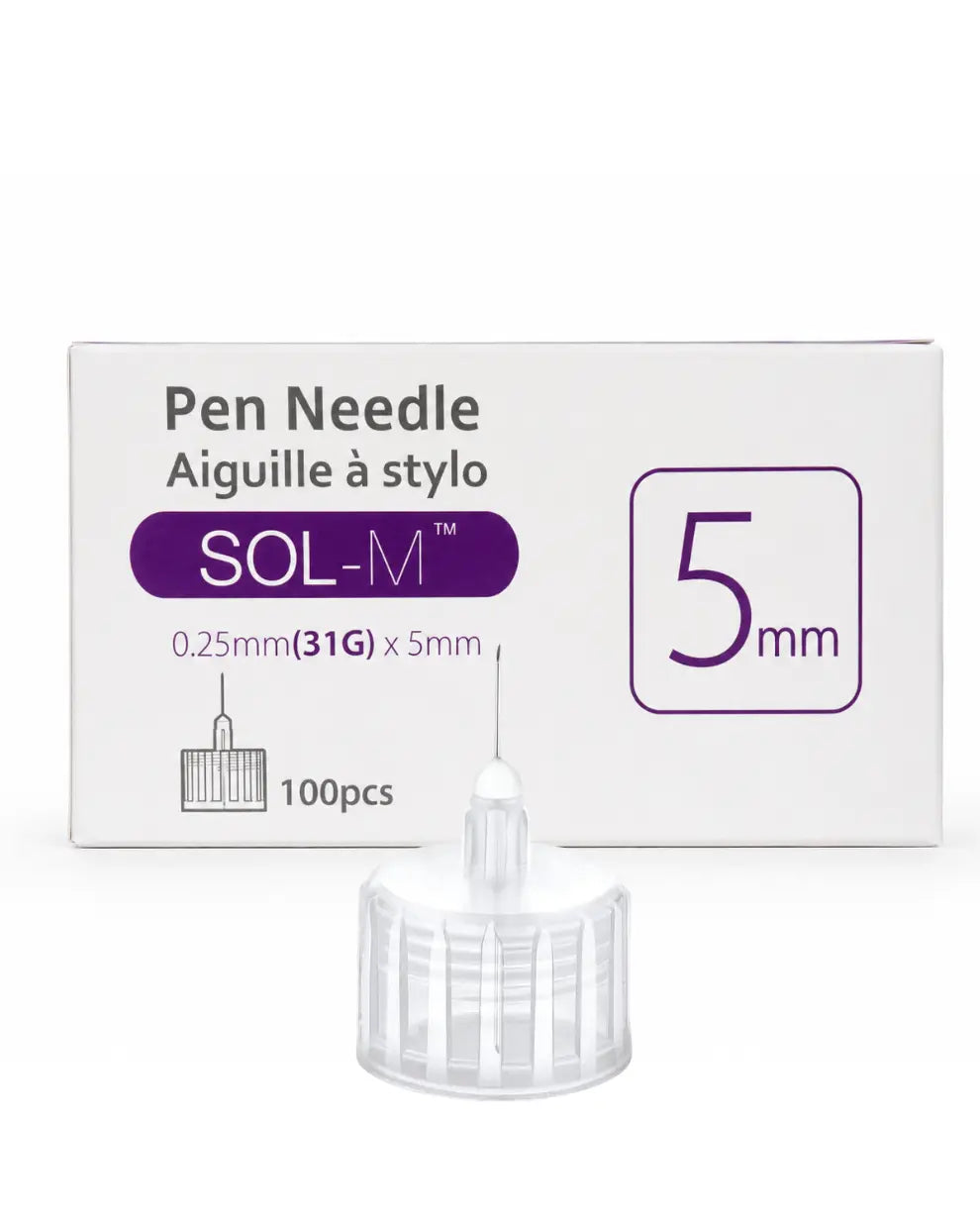  SOL-M Pen Needle 31G x 5mm | PN31316