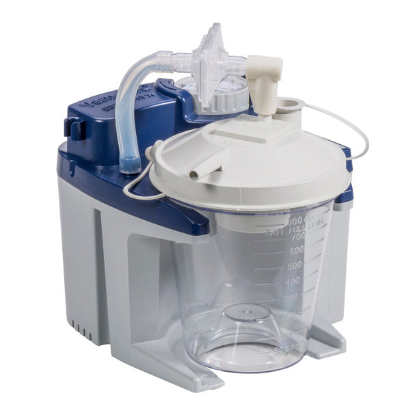 Drive Medical Vacu-Aide Suction Machine +Battery | External Filter | 7325P-D-EXF