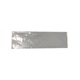 Clear plastic dental x-ray sensor sleeve on white background