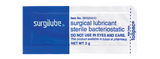 Surgilube surgical lubricant sterile packet, single-use, 3g, blue and white packaging