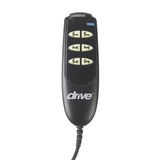 Electric hospital bed wired remote control with position adjustment buttons