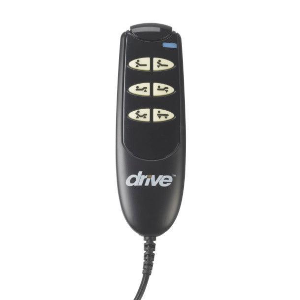 Electric hospital bed wired remote control with position adjustment buttons