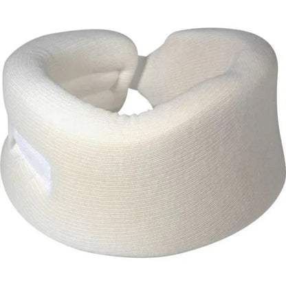Soft foam cervical neck collar medical orthopedic support in white
