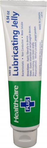 Healthcare Plus Lubricating Jelly 140g medical tube, sterile, water-soluble, home care supply