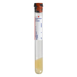 BD Vacutainer SST blood collection tube with orange cap for medical laboratory use