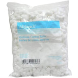 Bag of Alliance medium cotton balls for medical and home care supplies