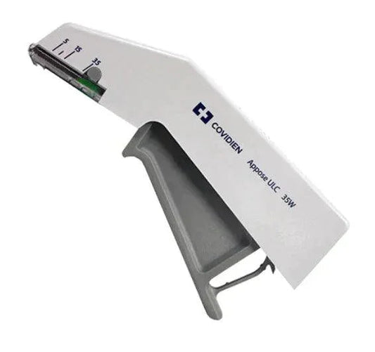 Covidien surgical skin stapler medical device white with ergonomic handle