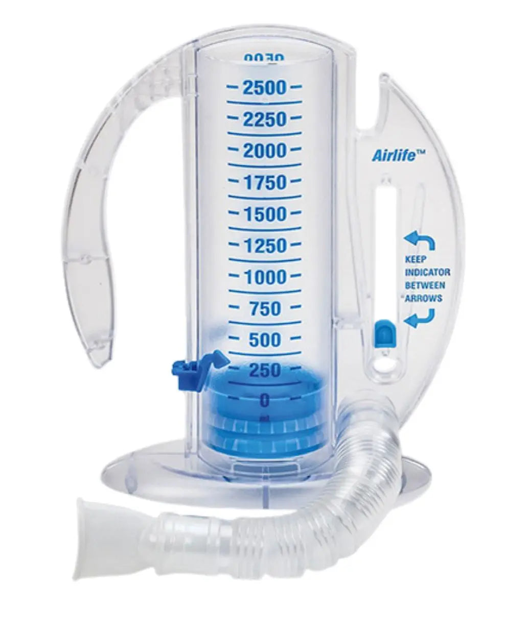 AirLife Volumetric Incentive Spirometer, with One-Way Valve, 2500mL | 001903A