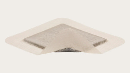 Sterile adhesive wound dressing with transparent edges for medical and home care use