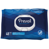 Prevail adult washcloths 48 count pack, disposable personal hygiene wipes for adults