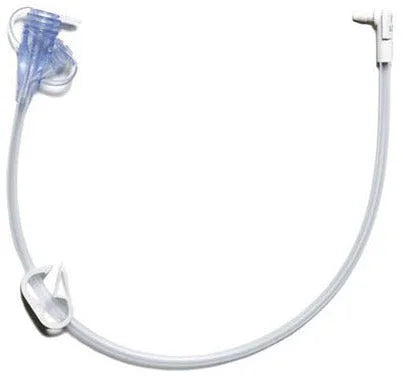 Clear oxygen nasal cannula with soft tubing for respiratory care