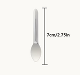 7cm/2.75in medical-grade plastic spoon for home care and long term care use