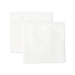 Sterile non-woven 4x4 inch medical sponges, white, 2 per pack, 4-ply, square