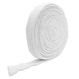 Roll of white tubular mesh bandage for wound care and medical use